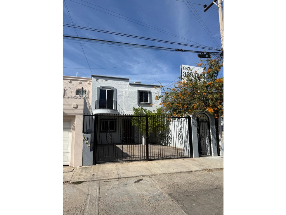 CASA EN RENTA SIN MUEBLES 3 RECS. CERCA DE RAFAEL BUELNA