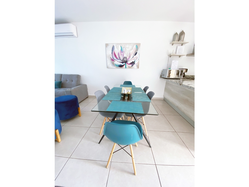 Departamento amueblado con balcón y vista a áreas verdes — foto 6