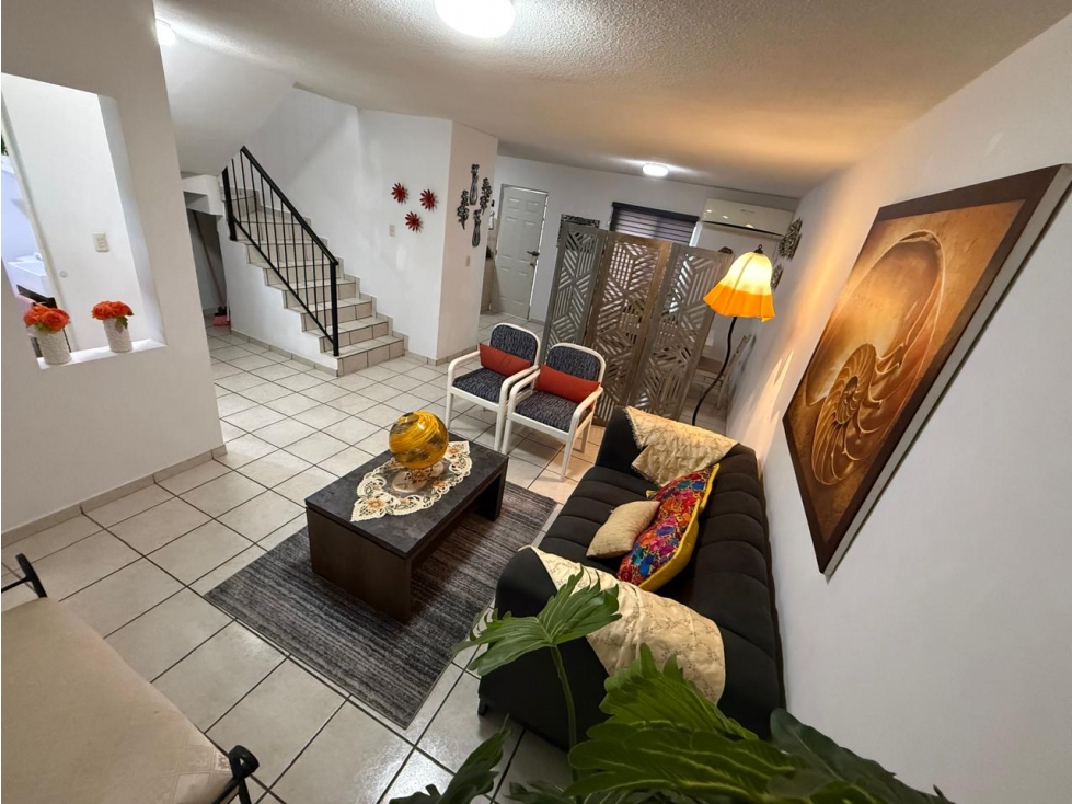 CASA EN RENTA AMUEBLADA 2 RECS EN FRACC. PRIVADO BUENA UBICACIÓN — foto 5