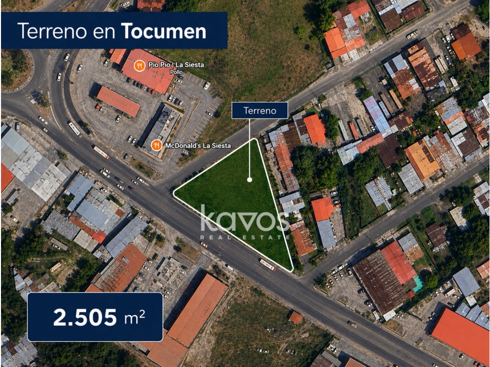 Terreno comercial en venta en La Siesta Tocumen