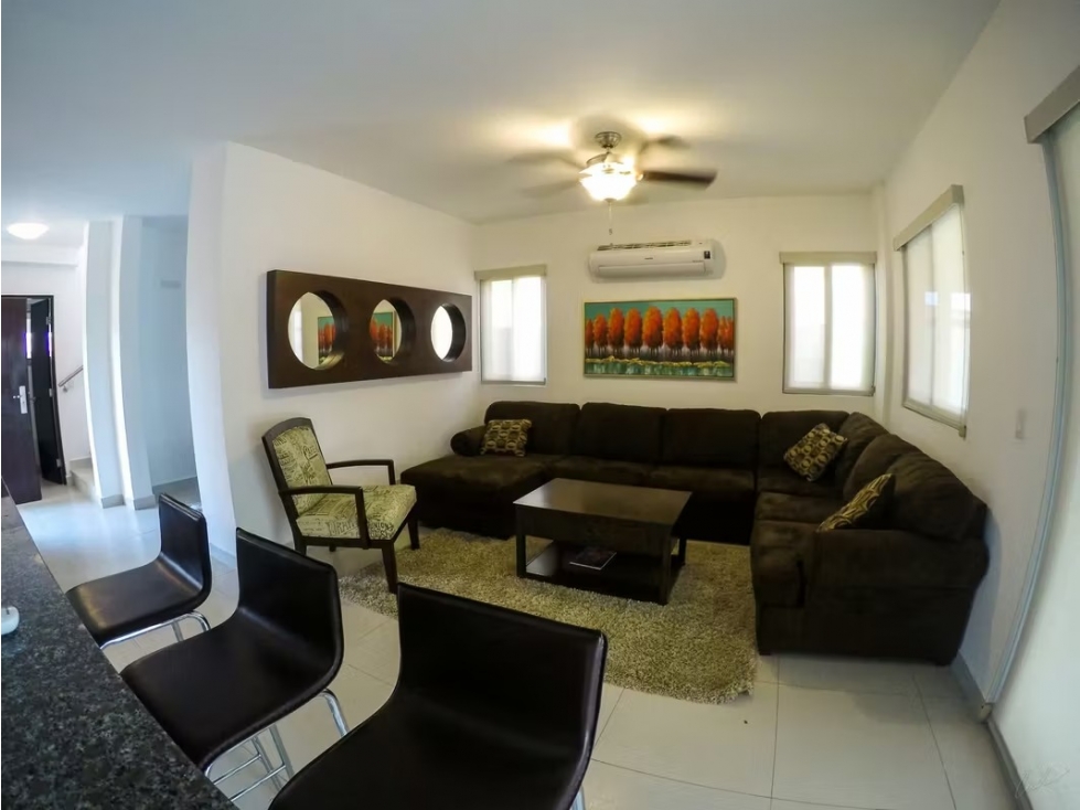 ALQUILER CASA AMOBLADA PANAMÁ PACIFICO