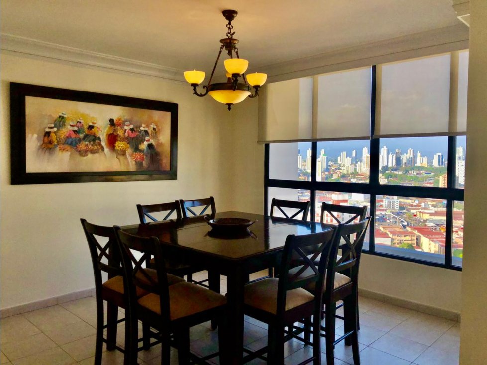 ALQUILER APARTAMENTO AMOBLADO OBARRIO
