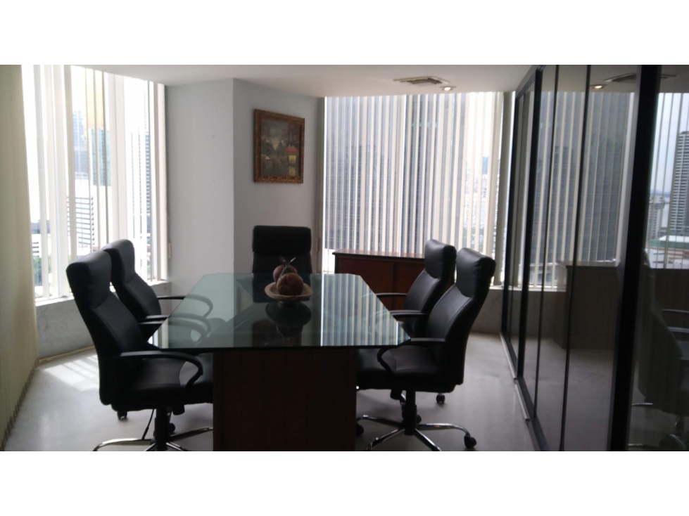 ALQUILER OFICINA AMOBLADA CALLE 50