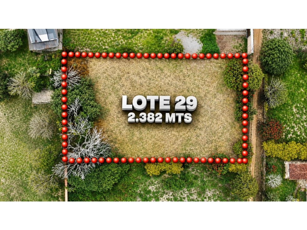 Lote apto para vivienda con gran arborización. LOTE 29 - 2