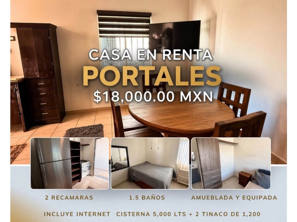 Casa 2 rec en Renta en CSL