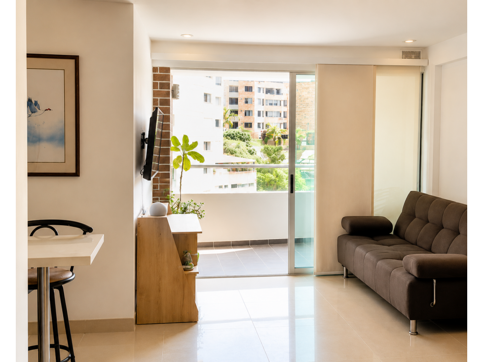 APARTAMENTO AMOBLADO EN ARRIENDO EN SABANETA SECTOR AVES MARÍAS — foto 2
