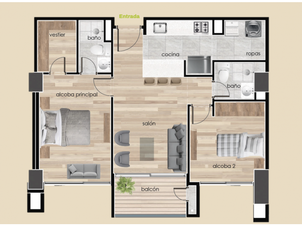 CESIÓN DE DERECHOS: APARTAMENTO EN RIONEGRO — foto 4