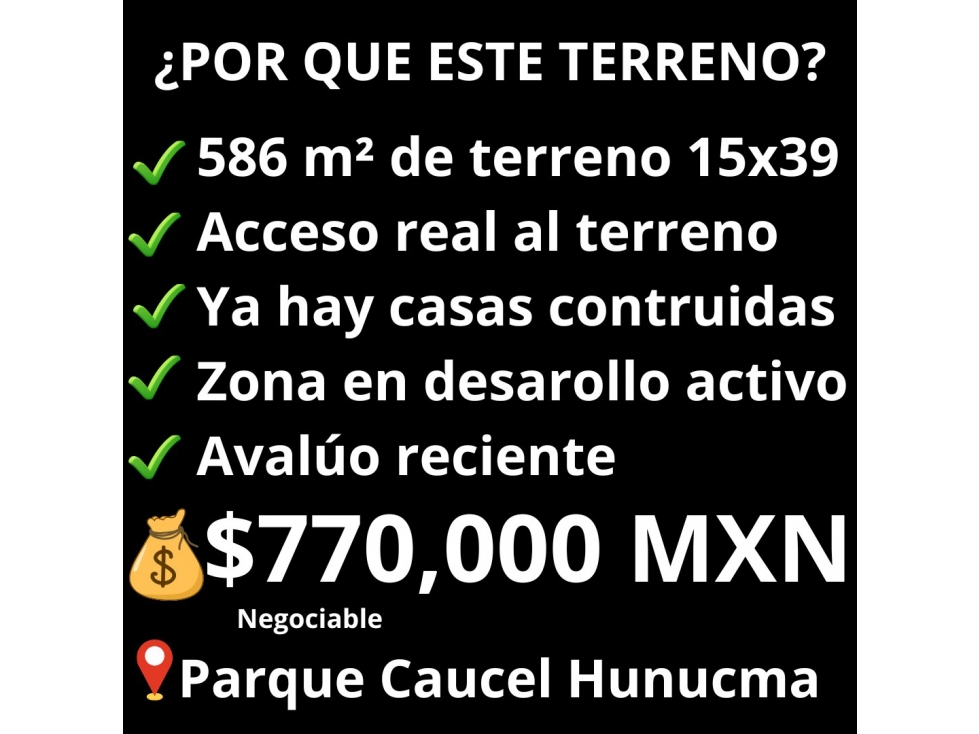 Terreno en venta ubicado en Parque Caucel, Hunucmá, Yucatán. - 3