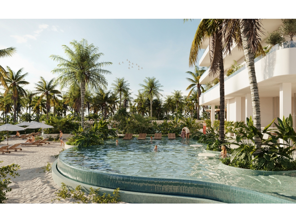 Venta de Departamentos frente al mar en San Benito, Yucatán - 2