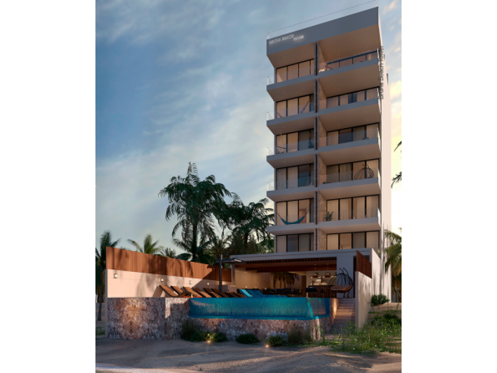 Departamentos en Venta a la Orilla de la Playa en Chelem Yucatán - 2