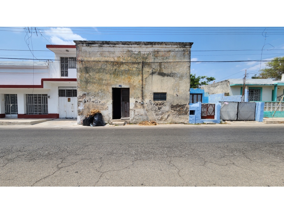 Venta de Casa en el Centro de Mérida para remodelar