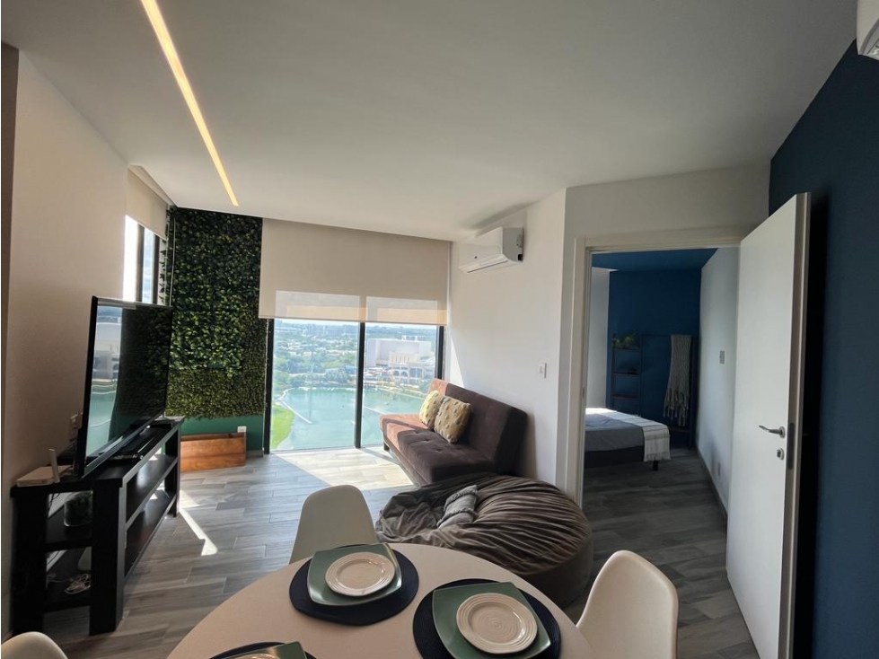 Departamento Amueblado, Renta, Adamant, Cabo Norte, Mérida. - 2