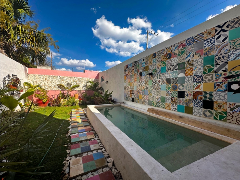 VENTA DE CASA EN EL CENTRO DE MERIDA YUCATÁN CON PISCINA