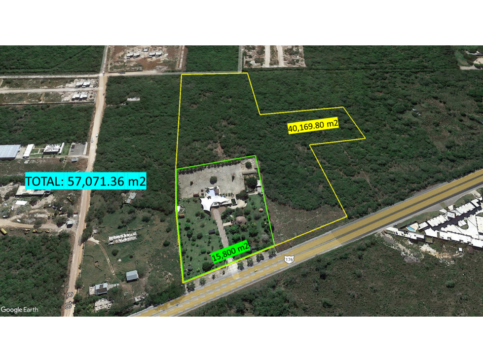 Venta Terreno Al norte de Mérida, ideal para desarrollo habitacional - 1