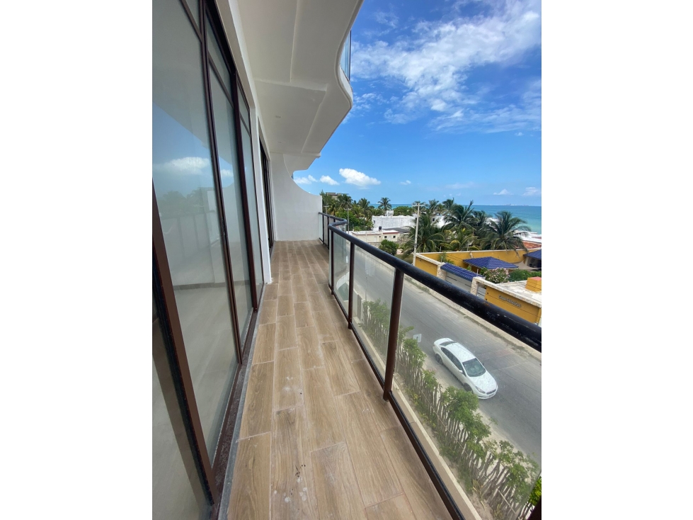 DEPA EN VENTA, CON VISTA AL MAR, A 35 MIN DE MERIDA, 2 RECAMARAS - 2