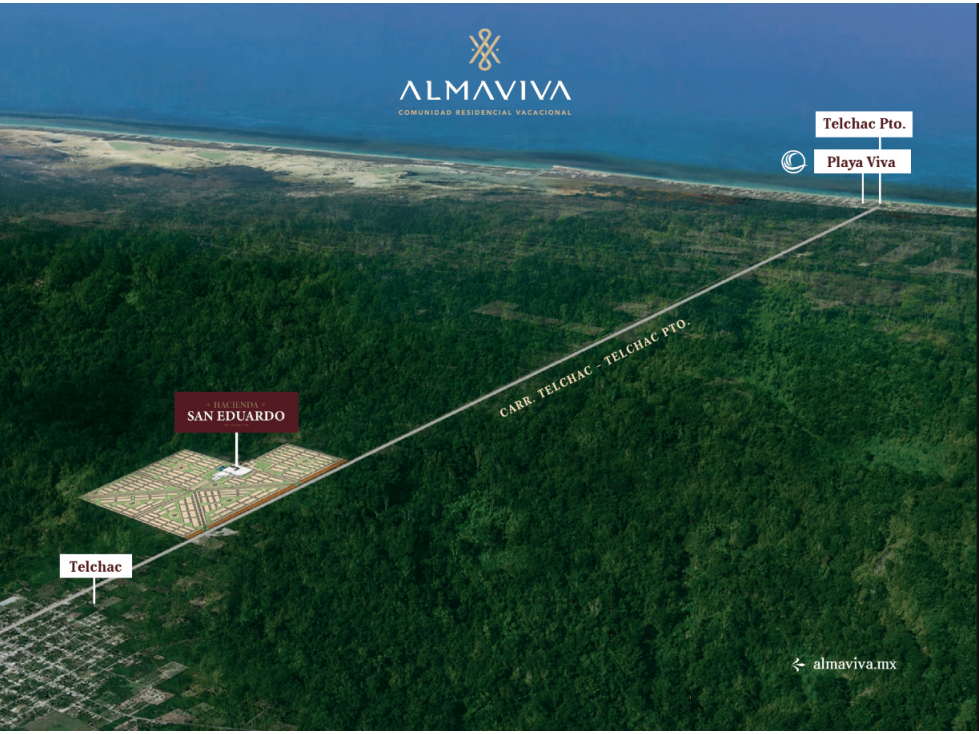 Terrenos en Venta, Hacienda San Eduardo,cerca Telchac Puerto Yucatán - 5
