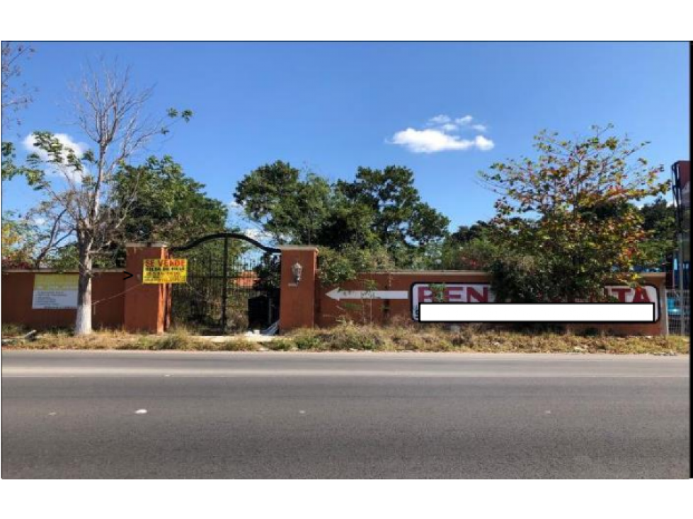 Terreno en Venta de Inversión Frente a Vía Montejo Mérida