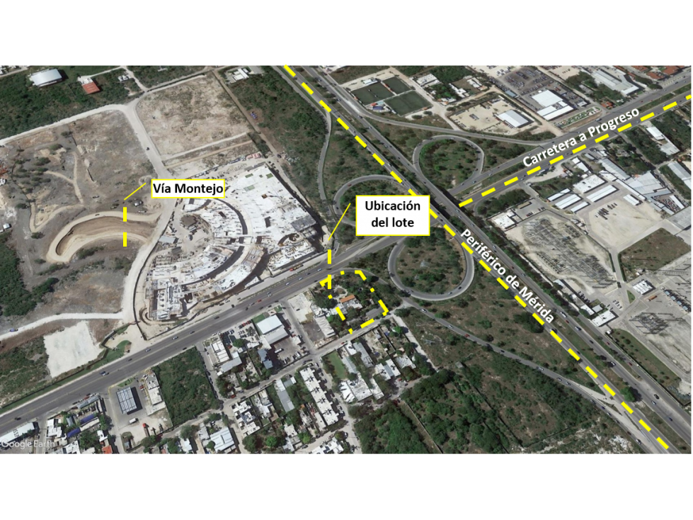 Terreno en Venta de Inversión Frente a Vía Montejo Mérida — foto 2
