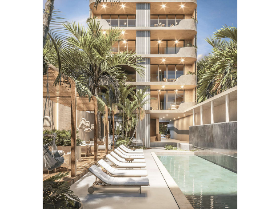 VENTA DEPARTAMENTOS EN TORRES FRENTE A LA PLAYA YUCATECA. - 1