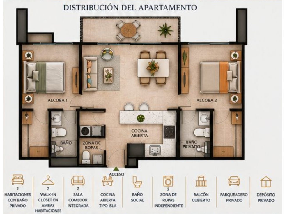 Cartagena Venta Apartamento en Coralia Serena del Mar — foto 5
