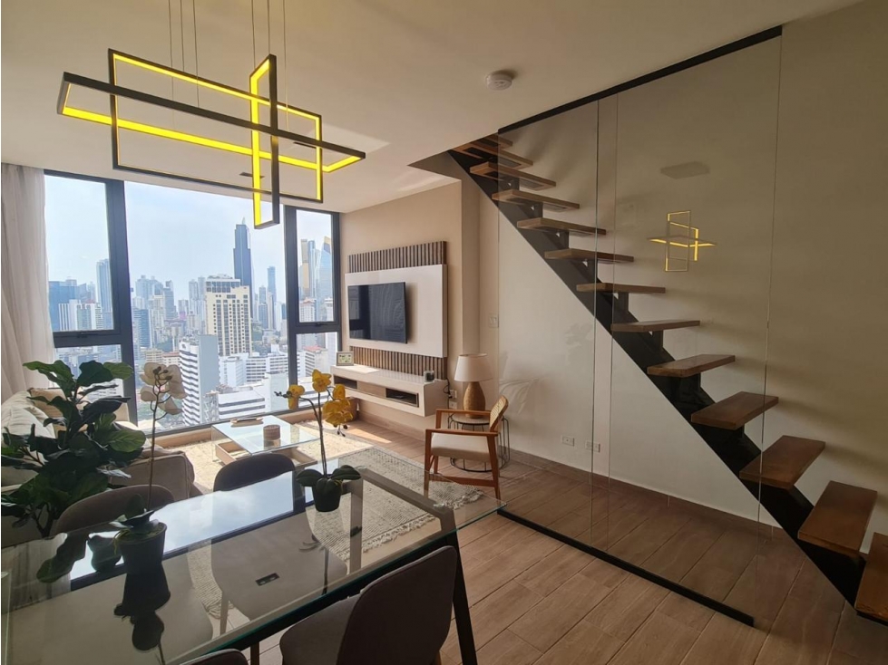 Venta de HERMOSO LOFT en el Cangrejo PH SKY SWISS (EC_V)