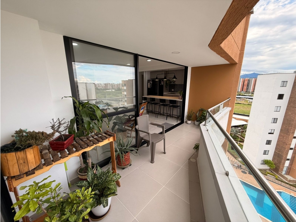 SE VENDE APARTAMENTO EN PARQUE VIVERO DE 105 M2 EN PISO 8 - 4