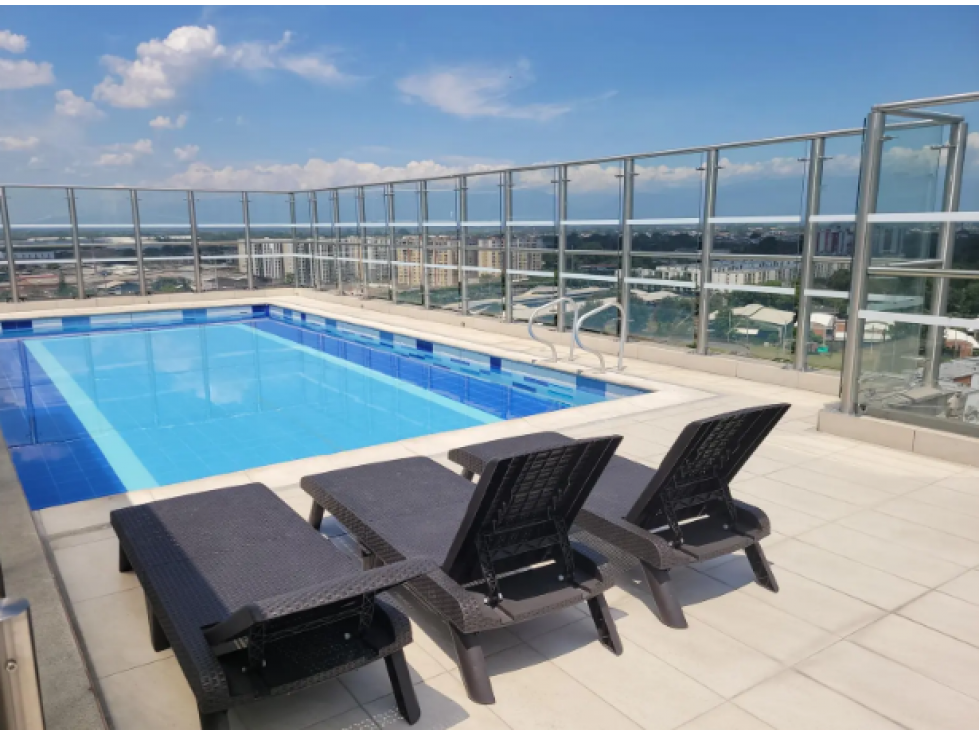 Apartaestudio en venta en La Flora, piso 9