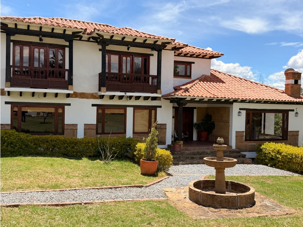 ARRIENDO CASA CAMPESTRE SIN MUEBLES - BOMBEROS - VILLA DE LEYVA - 1