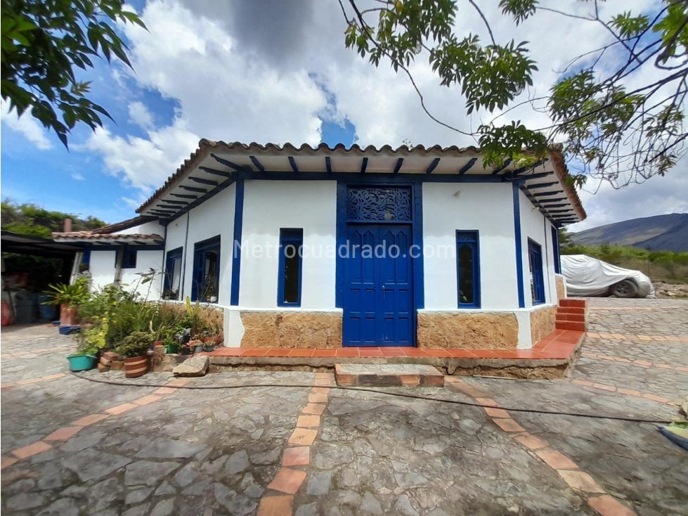 VENDO CASA CAMPESTRE SECTOR PUENTE DE PIEDRA - VILLA DE LEYVA - 1