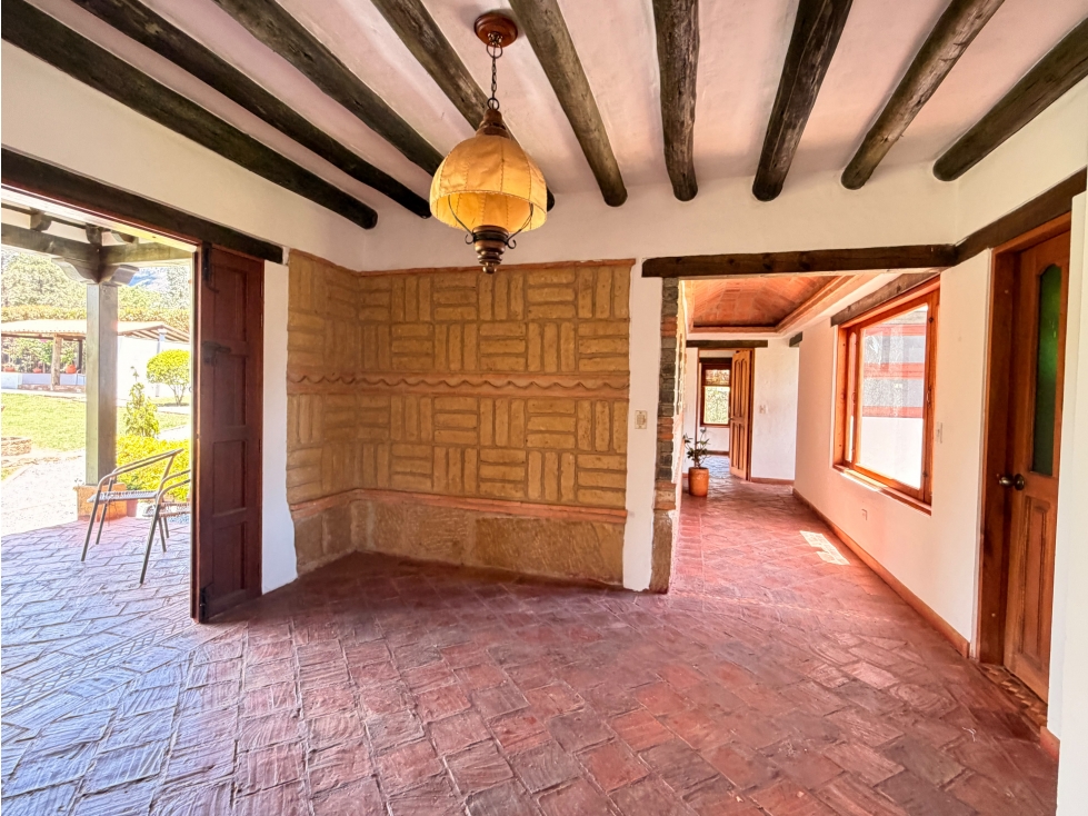 ARRIENDO CASA CAMPESTRE SIN MUEBLES - BOMBEROS - VILLA DE LEYVA - 5