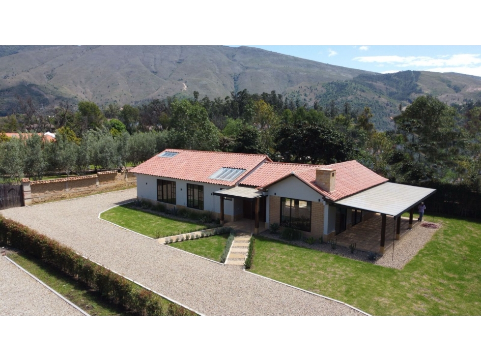 VENDO - CASA PUEBLO - NUEVA - MONQUIRÁ - VILLA DE LEYVA