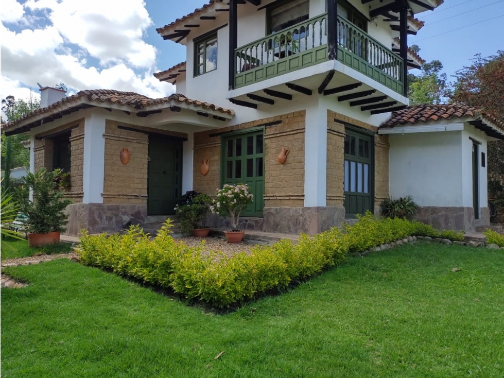 VENDO CASA CAMPÉSTRE VEREDA MONQUIRA - VILLA DE LEYVA OPORTUNIDAD