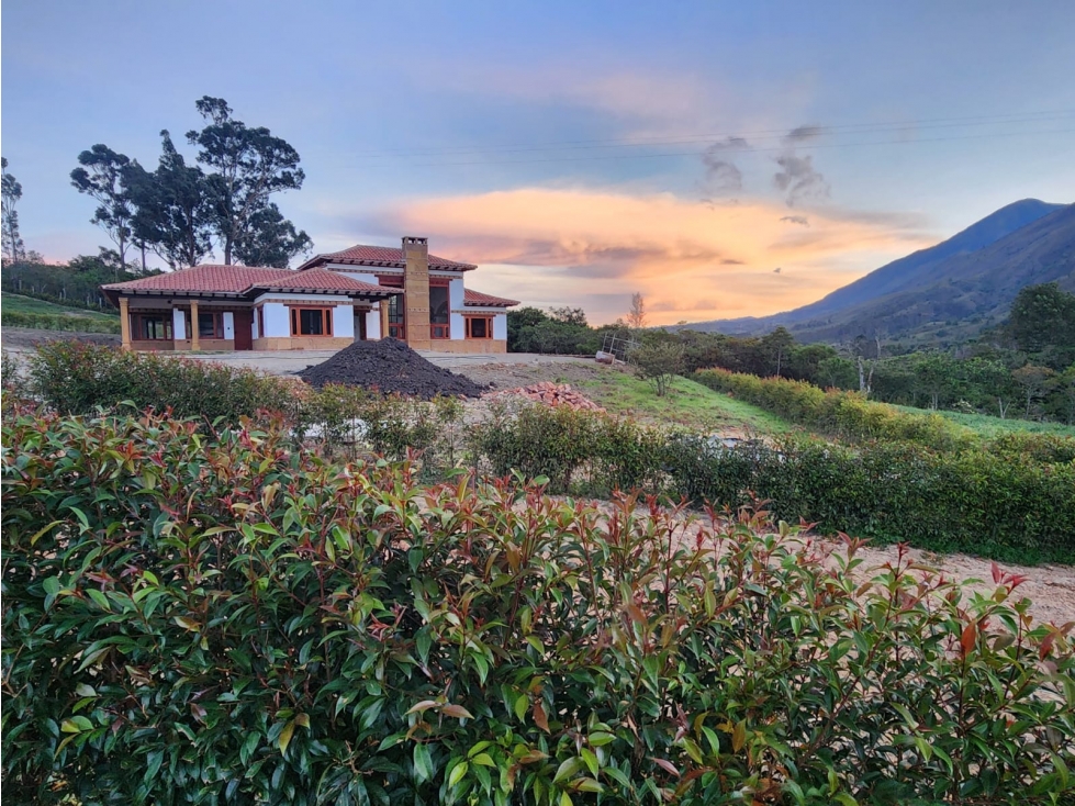VENDO CASA CAMPESTRE NUEVA UN NIVEL - NIDO VERDE - VILLA DE LEYVA - 6