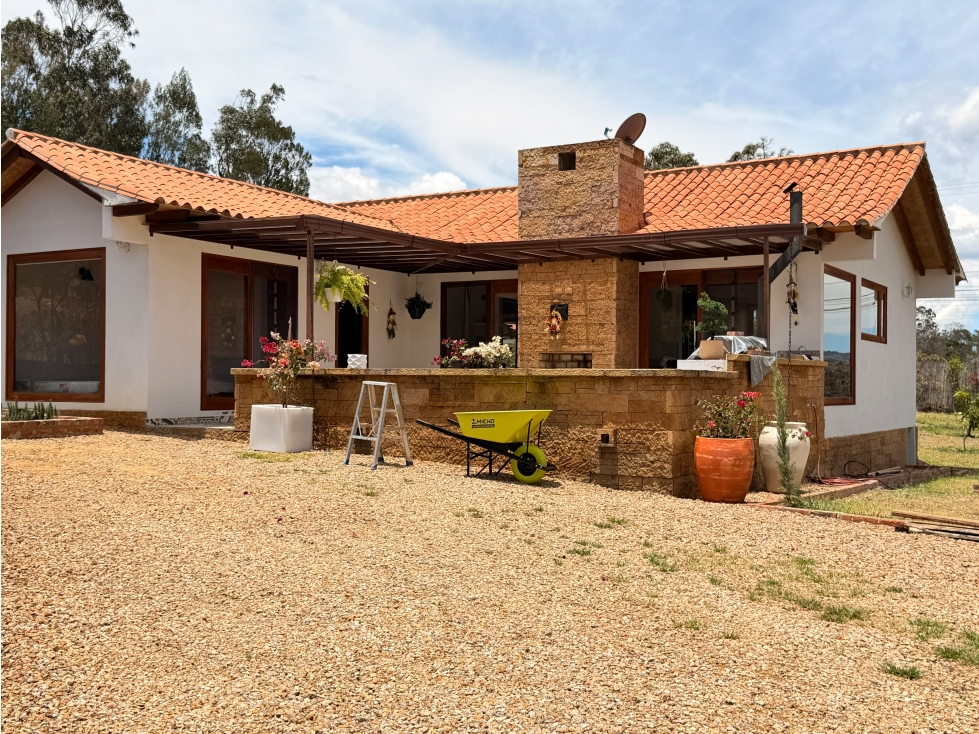 ARRIENDO CASA CAMPESTRE UN NIVEL - SOPOTA - VILLA DE LEYVA - 2