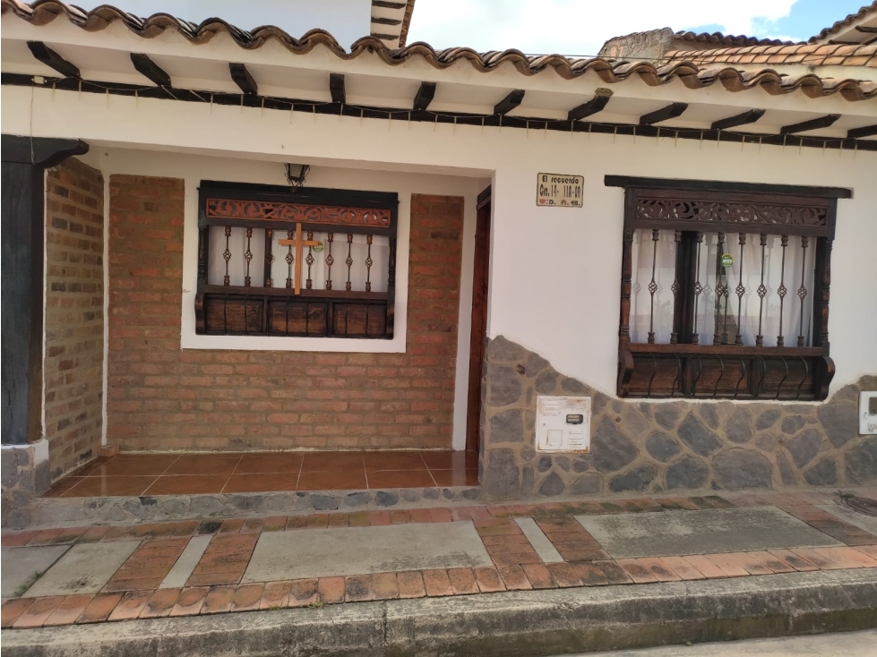 VENDO CASA BARRIO SENDEROS - VILLA DE LEYVA - OPORTUNIDAD - 1