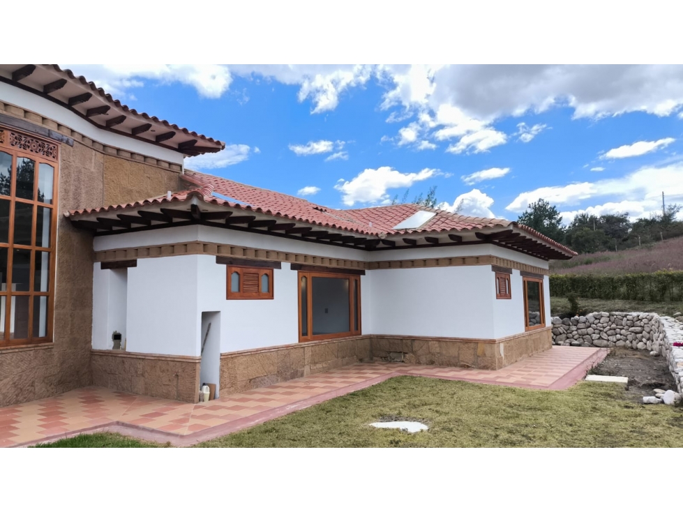VENDO CASA CAMPESTRE NUEVA UN NIVEL - NIDO VERDE - VILLA DE LEYVA - 5