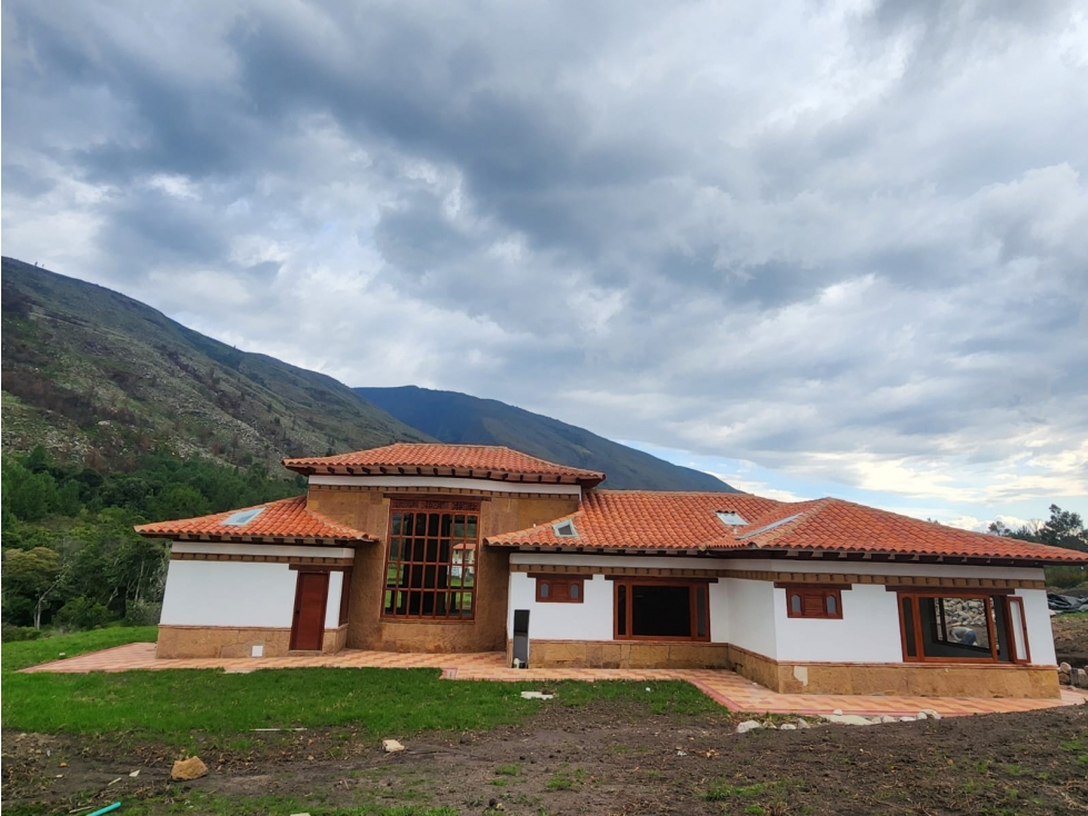 VENDO CASA CAMPESTRE NUEVA UN NIVEL - NIDO VERDE - VILLA DE LEYVA - 3