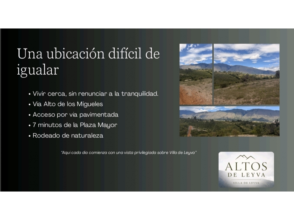 VENTA DE LOTES VEREDA MONQUIRÁ - VILLA DE LEYVA - LANZAMIENTO - 5