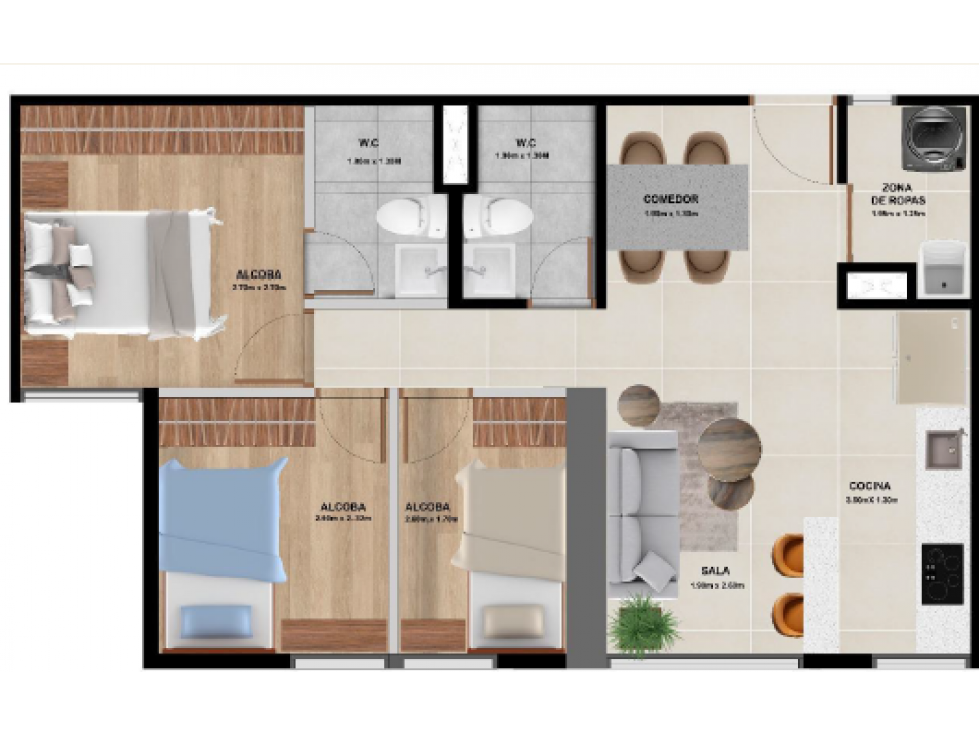 Cesión derechos apartamento Sabaneta, Loma San José — foto 6