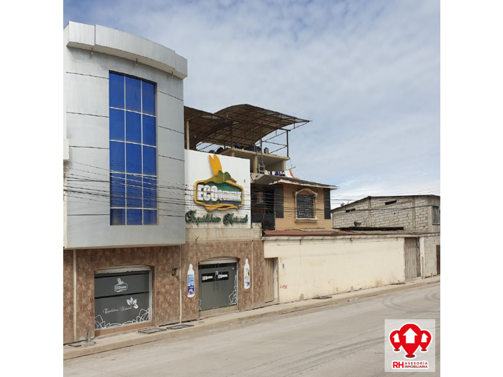 Edificio comercial, 1000m2 y bodega, Machala 884 — foto 2