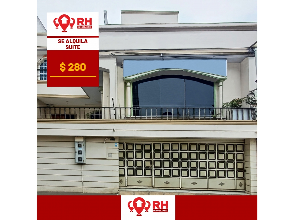 SUITE EN ALQUILER AMOBLADA, SECTOR PARQUE LINEAL, MACHALA