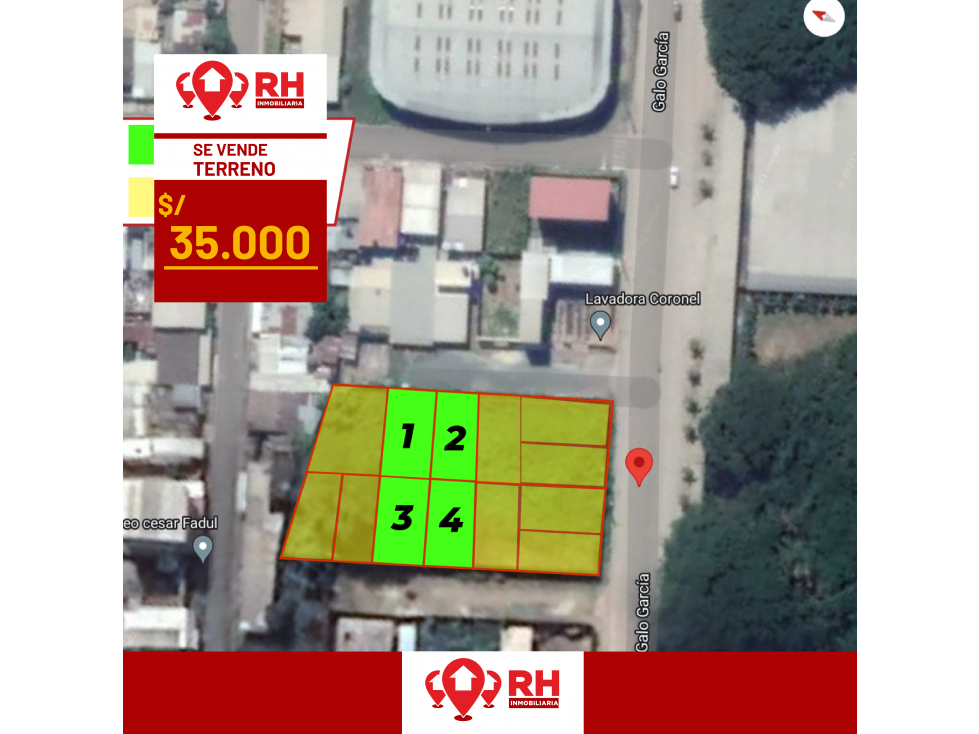 TERRENOS EN VENTA EN LA CALLE GALO GARCIA, CIUDAD DE PASAJE - 1