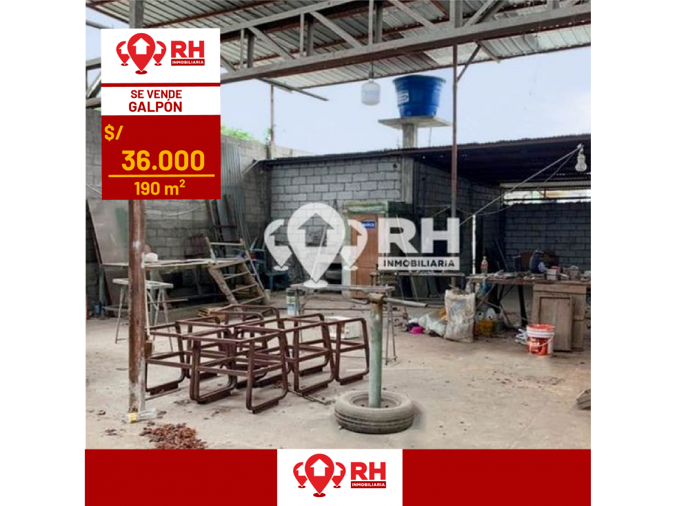 GALPÓN EN VENTA EN SECTOR LOS VERGELES, MACHALA #CDHZ