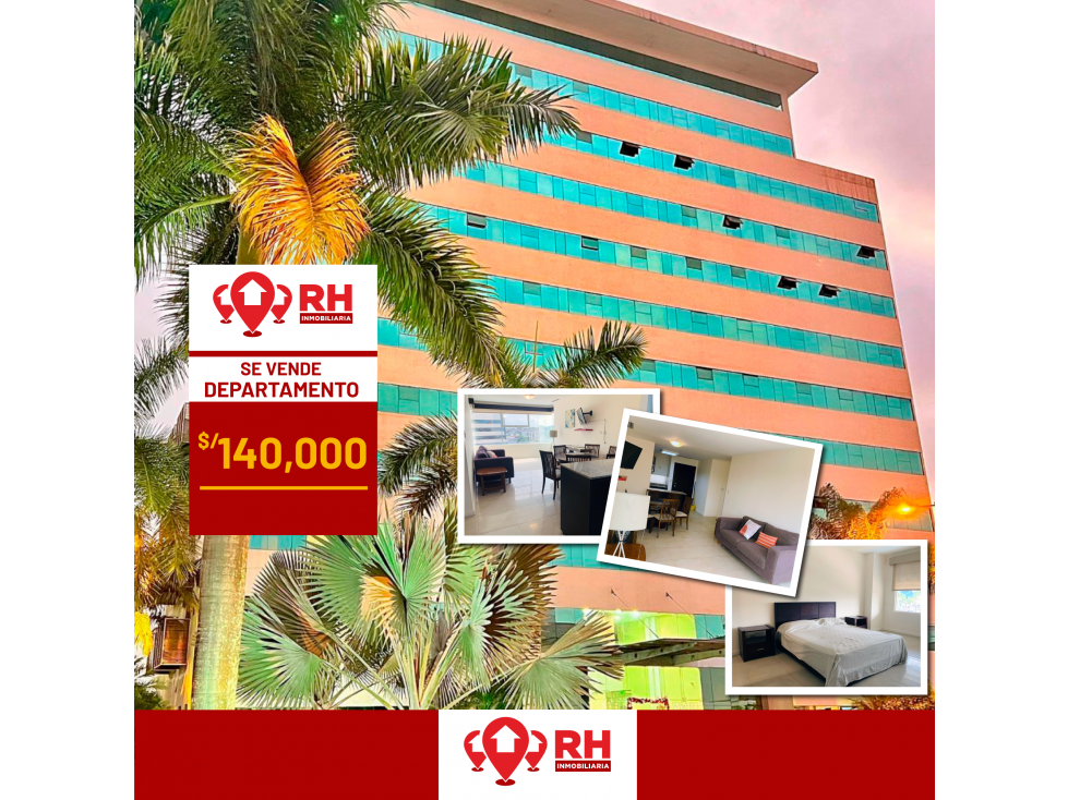 DEPARTAMENTO EN VENTA EN LA URB. TORRES DE SOL, MACHALA - 1