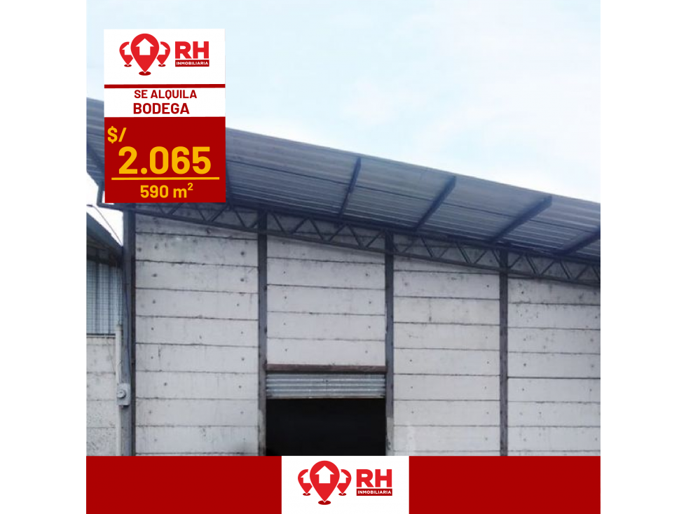 BODEGA EN ALQUILER DE 590 m2 EN AV. 25 DE JUNIO, MACHALA #932 - 1
