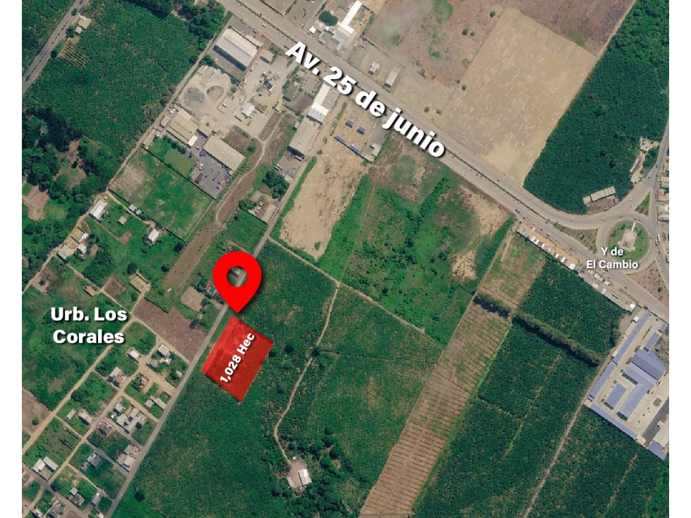 SOLAR EN VENTA EN AV. PRINCIPAL DE LA URB. LOS CORALES, MACHALA - 2