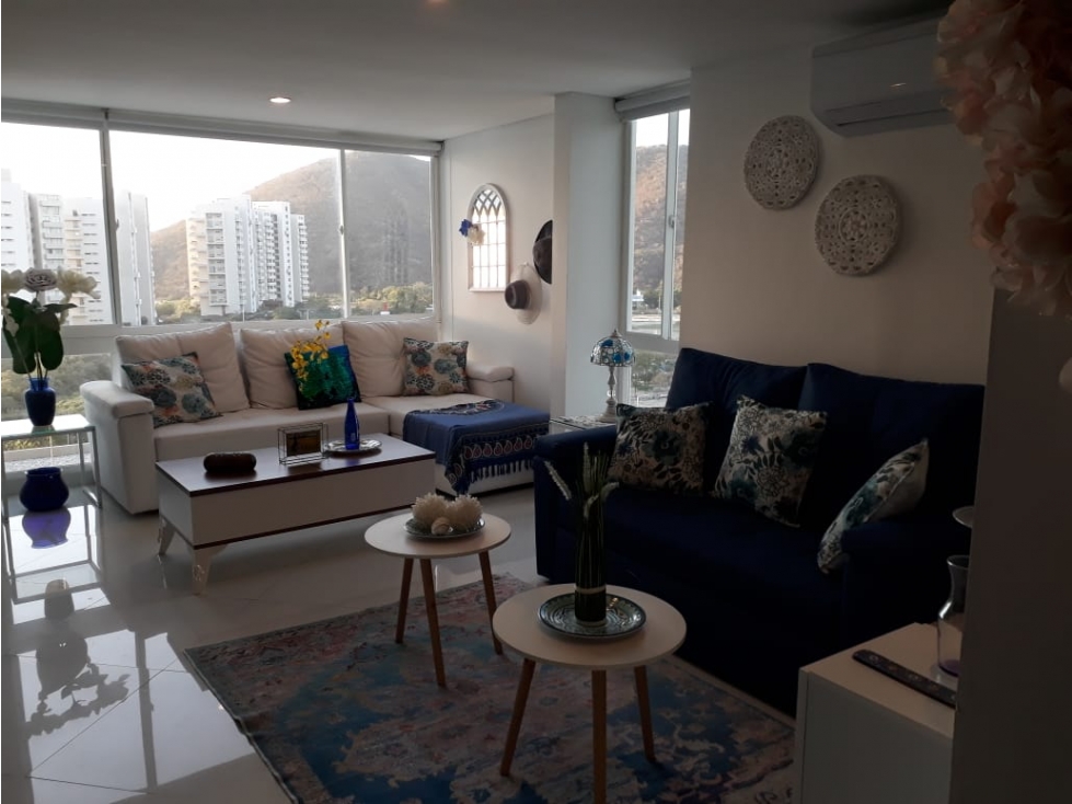 SE VENDE HERMOSO APTO EN SANTA MARTA AMOBLADO EN AREIA.P — foto 4