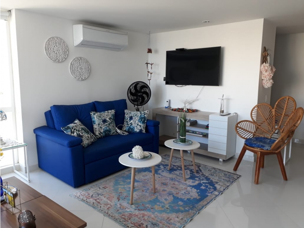 SE VENDE HERMOSO APTO EN SANTA MARTA AMOBLADO EN AREIA.P — foto 3