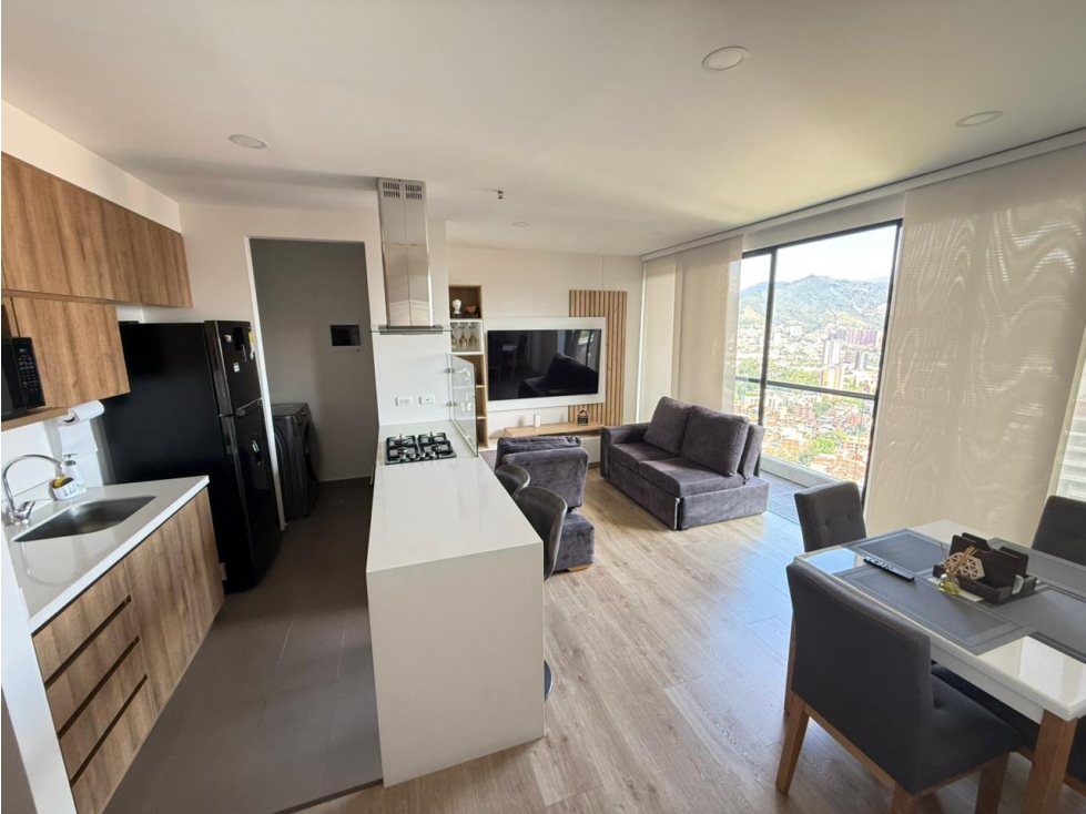 Apartamento alquiler amoblado Envigado unidad cerrada