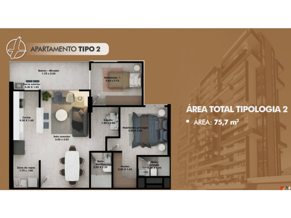 VENTA APARTAMENTOS TORRE 2 EXCLUSIVOS AV. SUR PEREIRA — foto 6